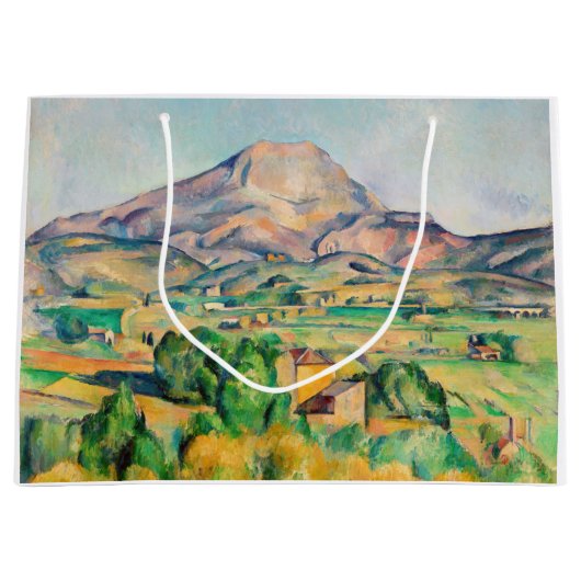 Paul Cezanne - Mont Sainte-Victoire Große Geschenktüte (Vorderseite)