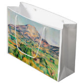 Paul Cezanne - Mont Sainte-Victoire Große Geschenktüte (Vorderseite Schrägansicht)