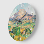 Paul Cezanne - Mont Sainte-Victoire Große Wanduhr (Winkel)