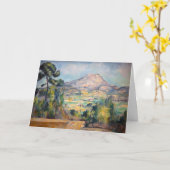 Paul Cezanne - Mont Sainte-Victoire Karte (Gelbe Blume)