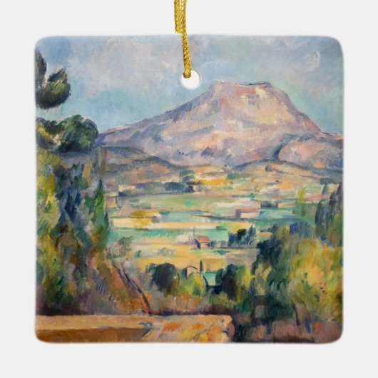 Paul Cezanne - Mont Sainte-Victoire Keramikornament (Vorderseite)
