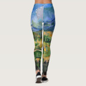 Paul Cezanne - Mont Sainte-Victoire Leggings (Rückseite)