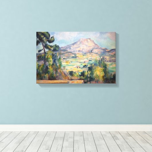 Paul Cezanne - Mont Sainte-Victoire Leinwanddruck (Insitu (Holzboden))