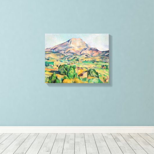 Paul Cezanne - Mont Sainte-Victoire Leinwanddruck (Insitu (Holzboden))
