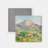Paul Cezanne - Mont Sainte-Victoire Magnet (Vorderseite/Rückseite)