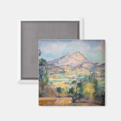 Paul Cezanne - Mont Sainte-Victoire Magnet (Vorderseite/Rückseite)