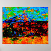 Paul Cézanne - Mont Sainte-Victoire (modifiziert) Poster (Vorne)