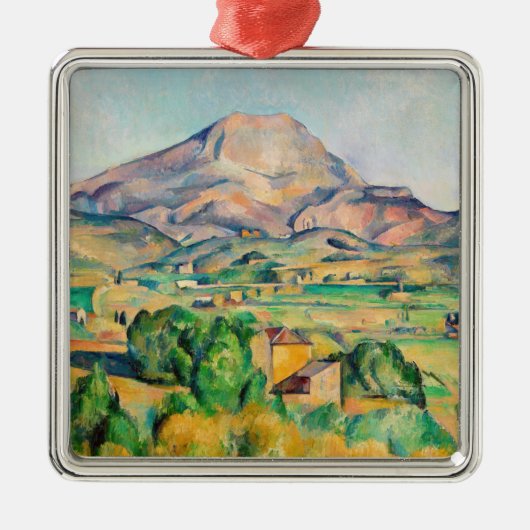 Paul Cezanne - Mont Sainte-Victoire Ornament Aus Metall (Vorne)