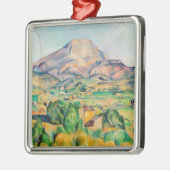 Paul Cezanne - Mont Sainte-Victoire Ornament Aus Metall (Links)