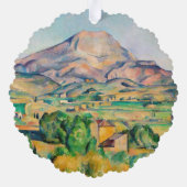 Paul Cezanne - Mont Sainte-Victoire Ornament Karte (Rückseite)