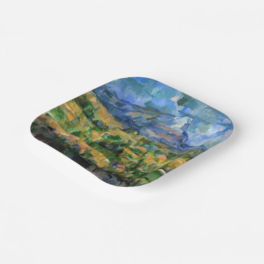 Paul Cezanne - Mont Sainte-Victoire Pappteller (Gewinkelt)