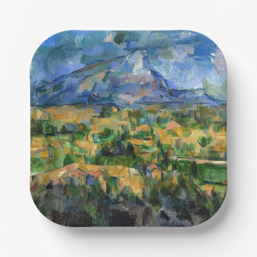 Paul Cezanne - Mont Sainte-Victoire Pappteller (Vorderseite)