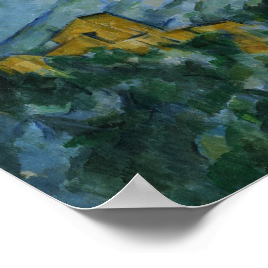 Paul Cezanne - Mont Sainte-Victoire Poster (Ecke)