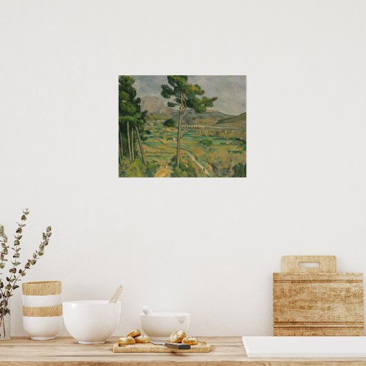 Paul Cezanne - Mont Sainte-Victoire Poster (Küche)