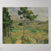 Paul Cezanne - Mont Sainte-Victoire Poster (Vorne)