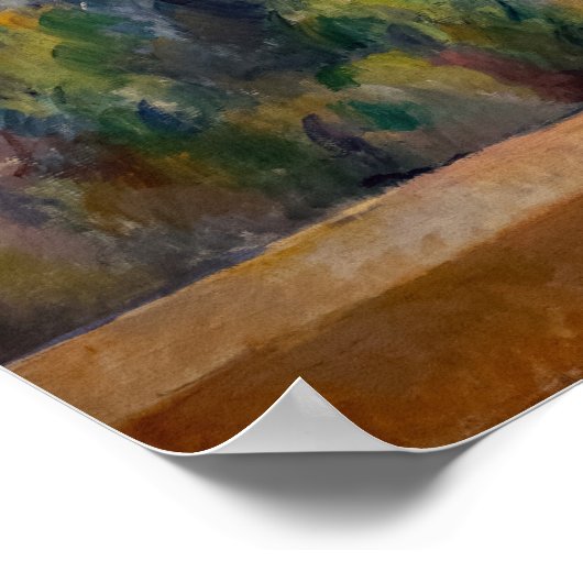 Paul Cezanne - Mont Sainte-Victoire Poster (Ecke)