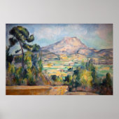 Paul Cezanne - Mont Sainte-Victoire Poster (Vorne)