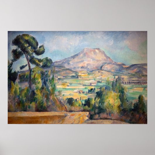 Paul Cezanne - Mont Sainte-Victoire Poster (Vorne)