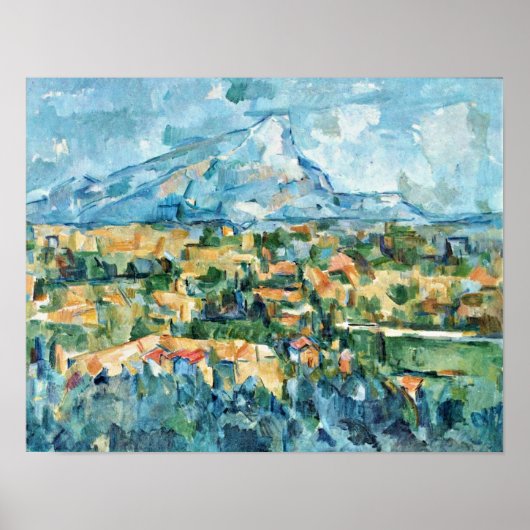Paul Cezanne - Mont Sainte-Victoire Poster (Vorne)