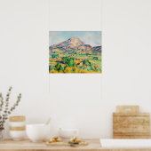 Paul Cezanne - Mont Sainte-Victoire Poster (Küche)