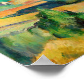 Paul Cezanne - Mont Sainte-Victoire Poster (Ecke)