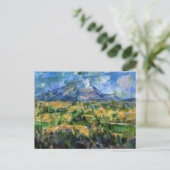 Paul Cezanne - Mont Sainte-Victoire Postkarte (Stehend Vorderseite)