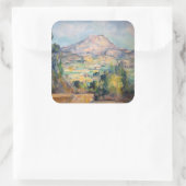 Paul Cezanne - Mont Sainte-Victoire Quadratischer Aufkleber (Tasche)