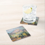 Paul Cezanne - Mont Sainte-Victoire Rechteckiger Pappuntersetzer (Vor Ort)