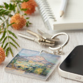 Paul Cezanne - Mont Sainte-Victoire Schlüsselanhänger (Vorderseite rechts)