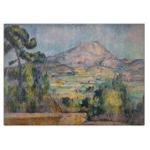 Paul Cezanne - Mont Sainte-Victoire Schneidebrett (Vorderseite)