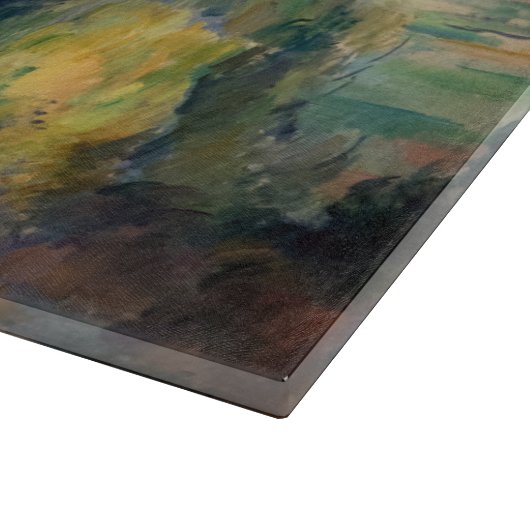 Paul Cezanne - Mont Sainte-Victoire Schneidebrett (Ecke)