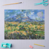 Paul Cezanne - Mont Sainte-Victoire Seidenpapier (Basteln)