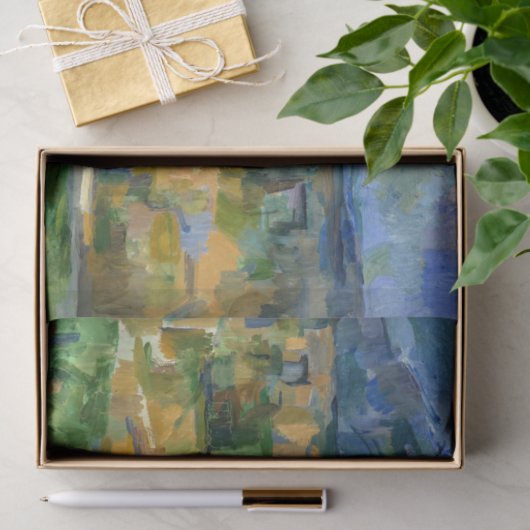 Paul Cezanne - Mont Sainte-Victoire Seidenpapier (Geschenk)