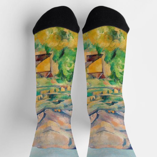 Paul Cezanne - Mont Sainte-Victoire Socken (Oben)