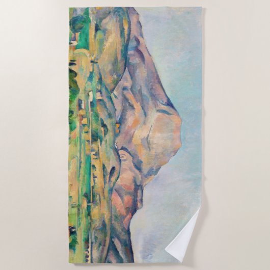 Paul Cezanne - Mont Sainte-Victoire Strandtuch (Vorderseite)