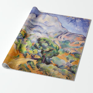 Paul Cezanne - Mont Sainte-Victoire, Straße nach T Geschenkpapier