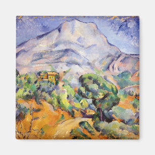 Paul Cezanne - Mont Sainte-Victoire, Straße nach T Magnet