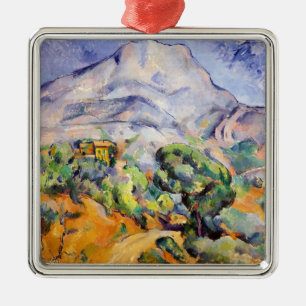 Paul Cezanne - Mont Sainte-Victoire, Straße nach T Ornament Aus Metall