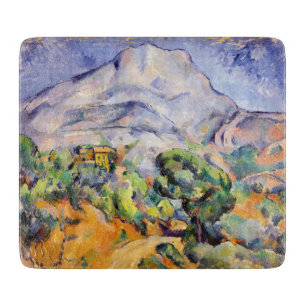 Paul Cezanne - Mont Sainte-Victoire, Straße nach T Schneidebrett