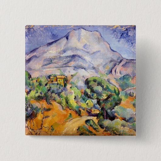 Paul Cezanne - Mont Sainte-Victoire, Tholonet Road Button (Vorderseite)