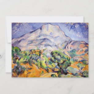 Paul Cezanne - Mont Sainte-Victoire, Tholonet Road Einladung
