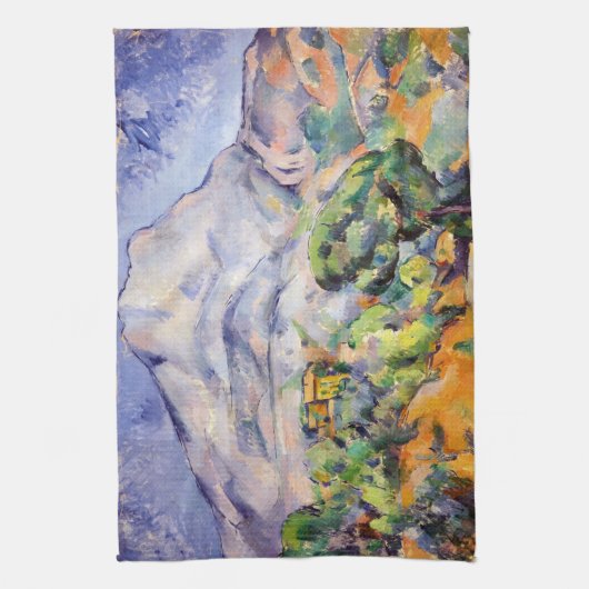 Paul Cezanne - Mont Sainte-Victoire, Tholonet Road Geschirrtuch (Vertikal)