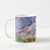 Paul Cezanne - Mont Sainte-Victoire, Tholonet Road Kaffeetasse (Links)