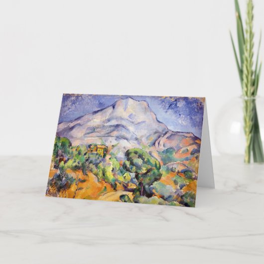 Paul Cezanne - Mont Sainte-Victoire, Tholonet Road Karte (Vorderseite)