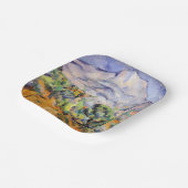 Paul Cezanne - Mont Sainte-Victoire, Tholonet Road Pappteller (Gewinkelt)