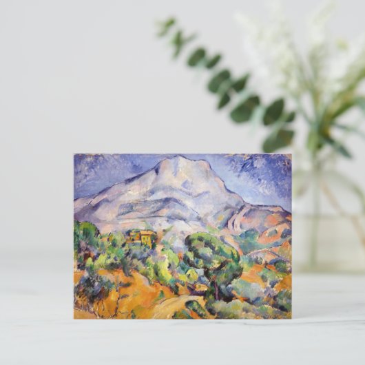 Paul Cezanne - Mont Sainte-Victoire, Tholonet Road Postkarte (Stehend Vorderseite)
