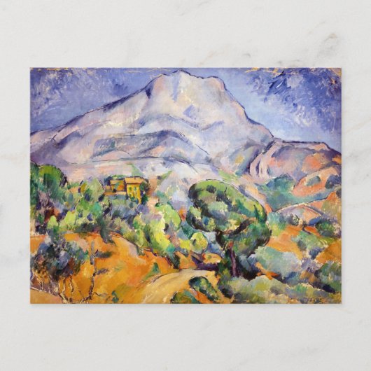 Paul Cezanne - Mont Sainte-Victoire, Tholonet Road Postkarte (Vorderseite)