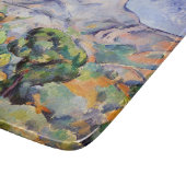 Paul Cezanne - Mont Sainte-Victoire, Tholonet Road Schneidebrett (Ecke)