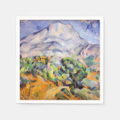 Paul Cezanne - Mont Sainte-Victoire, Tholonet Road Serviette (Vorderseite)
