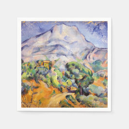 Paul Cezanne - Mont Sainte-Victoire, Tholonet Road Serviette